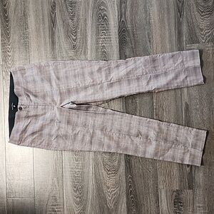 🦇 Violets & Roses Slim Straight Plaid Pants 🦇